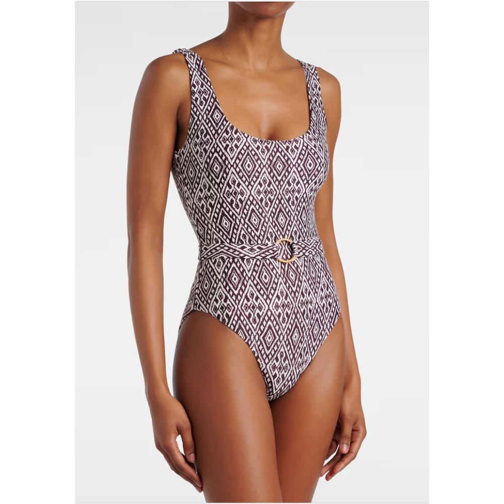 Melissa Odabash Rio Belted One Piece Swimsuit  Size 10 NWT